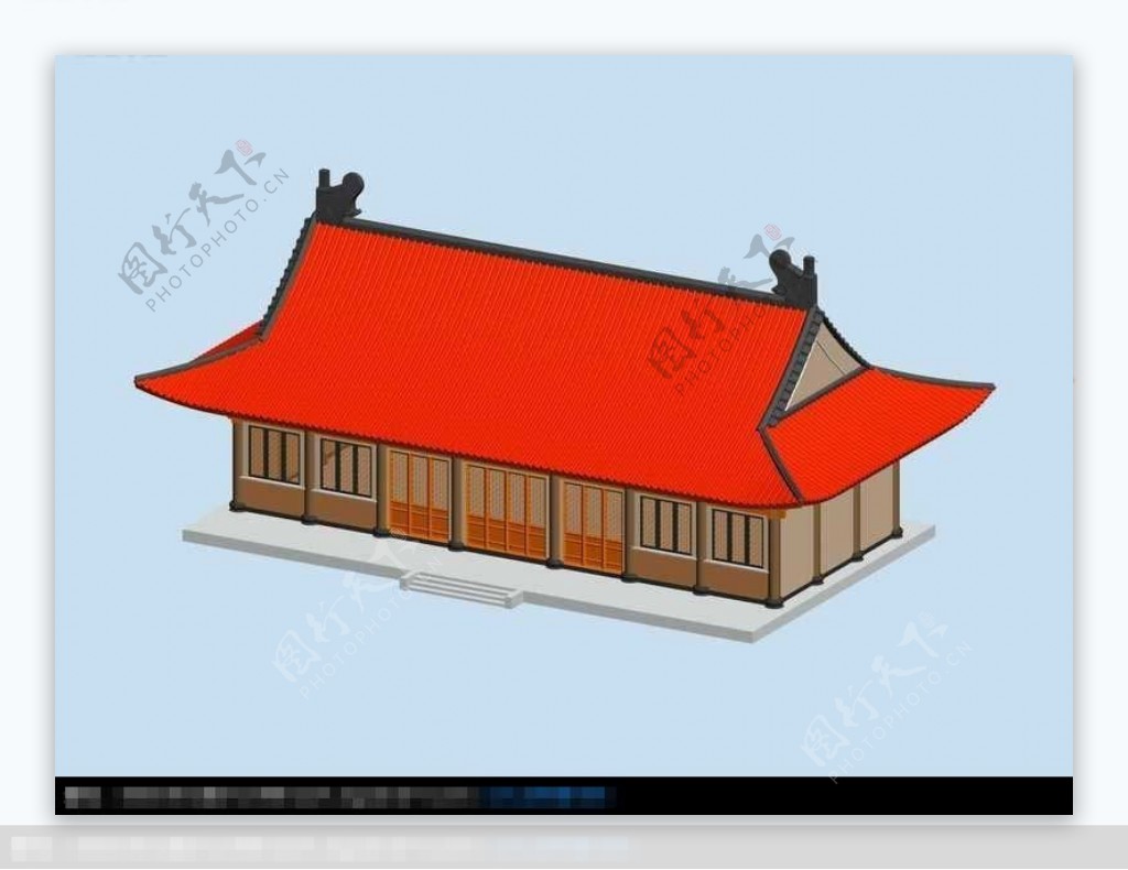 中国古建筑模型
