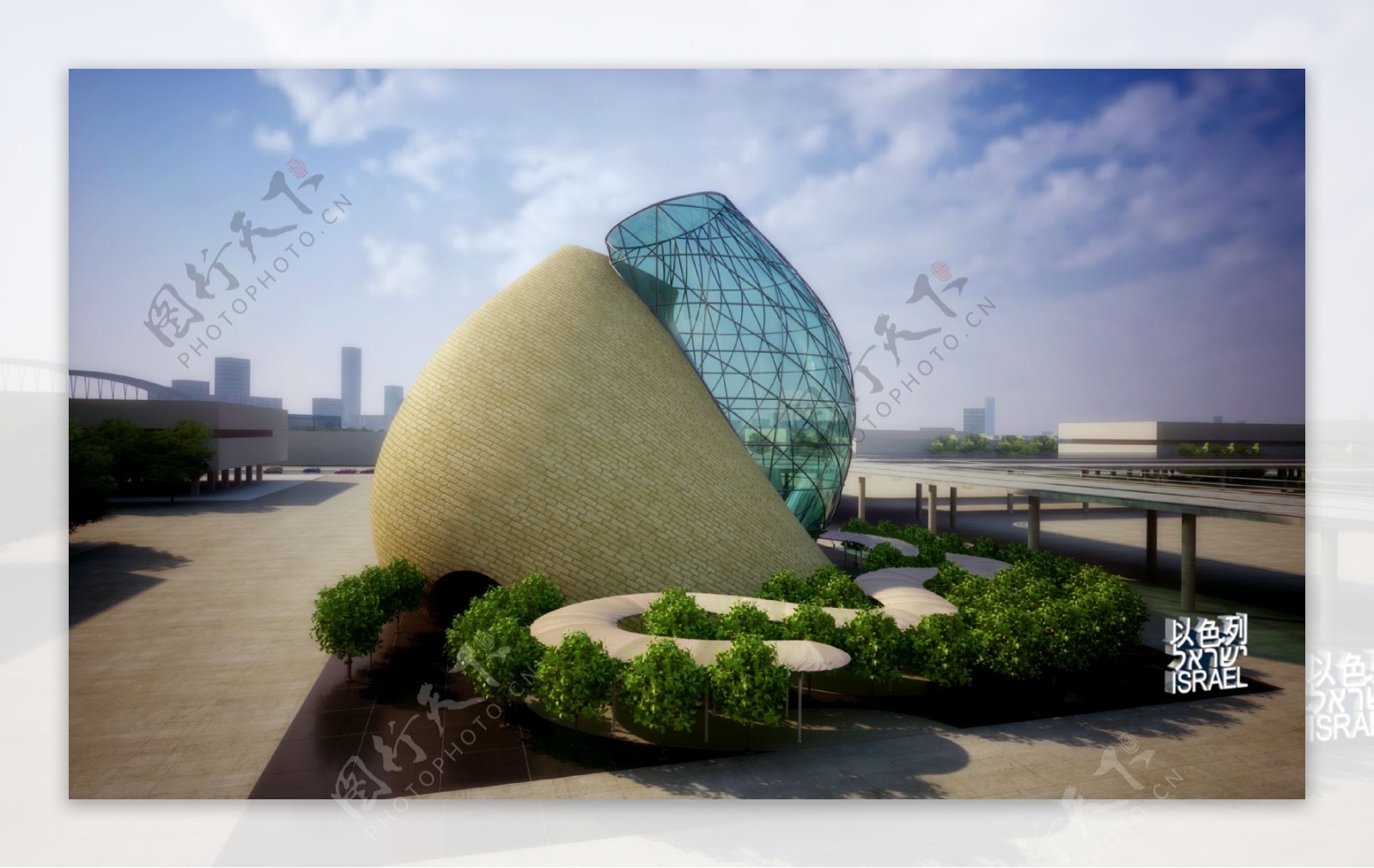2010上海世博会以色列展馆设计效果图图片