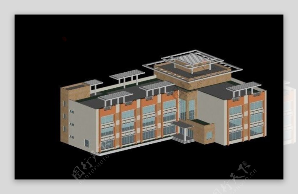 现代办公楼3d模型