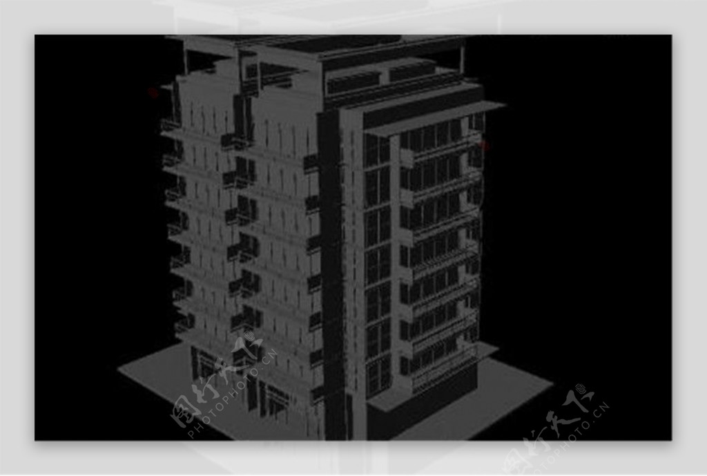 楼房建筑游戏模型素材