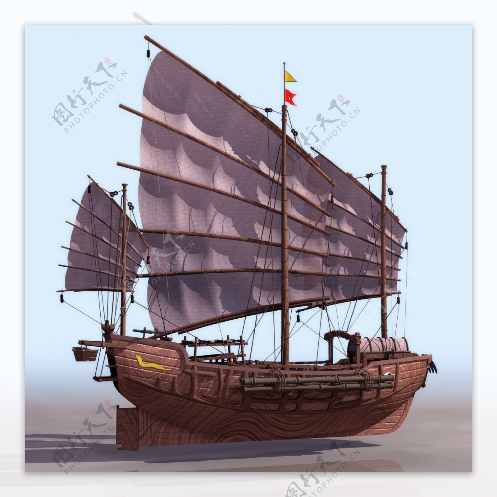 JUNK船模型011
