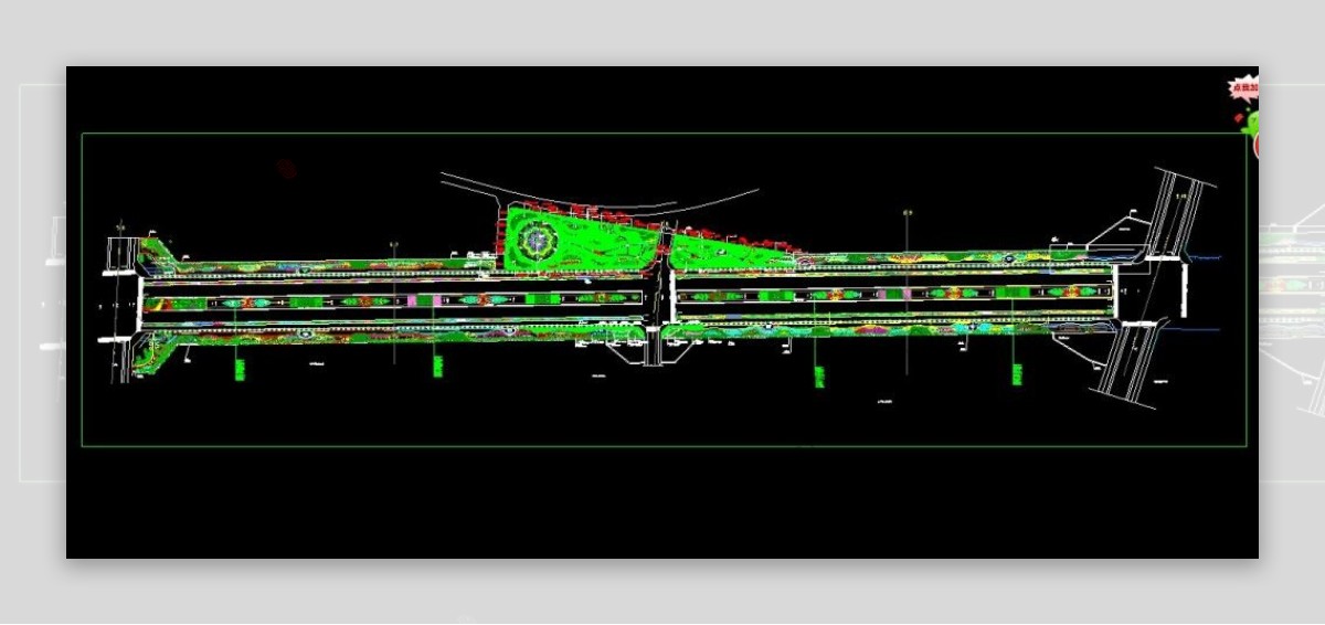道路绿化CAD施工图