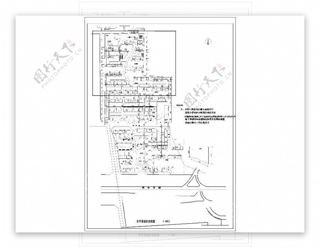 小区定位施工图