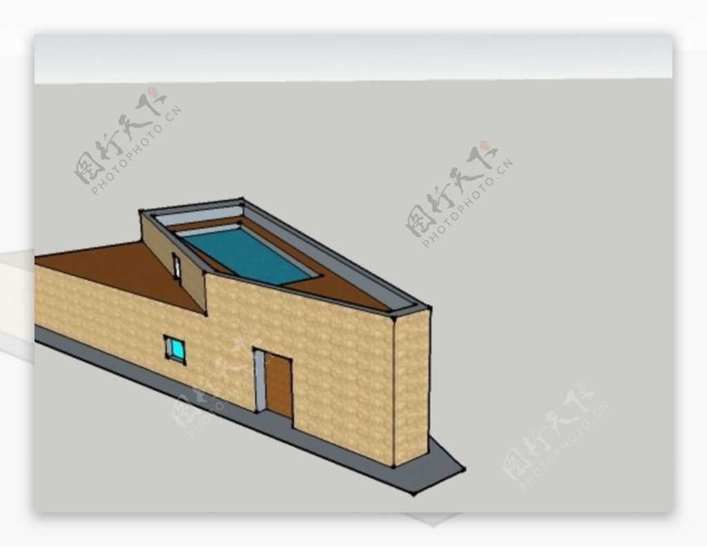 对城市建筑的爱娜鳞石英