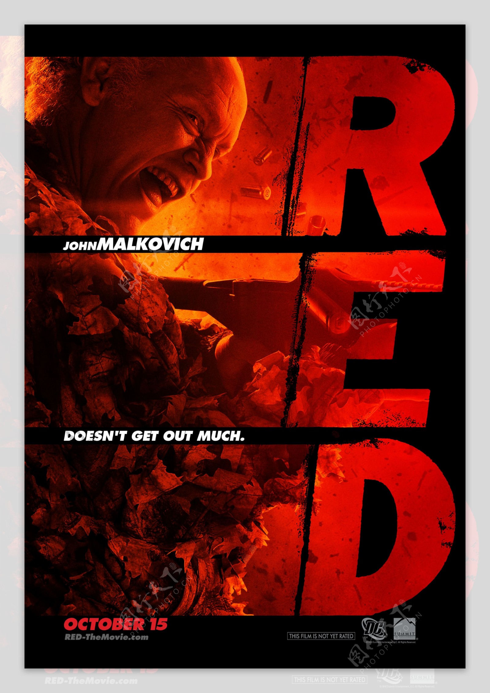 电影海报赤焰战场red图片