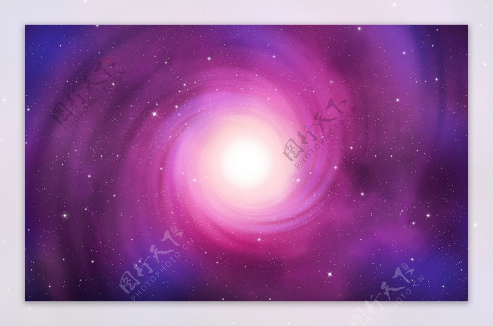 紫红色星空漩涡