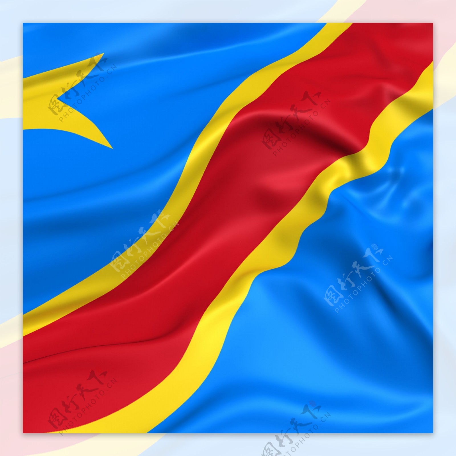 刚果民主共和国的国旗