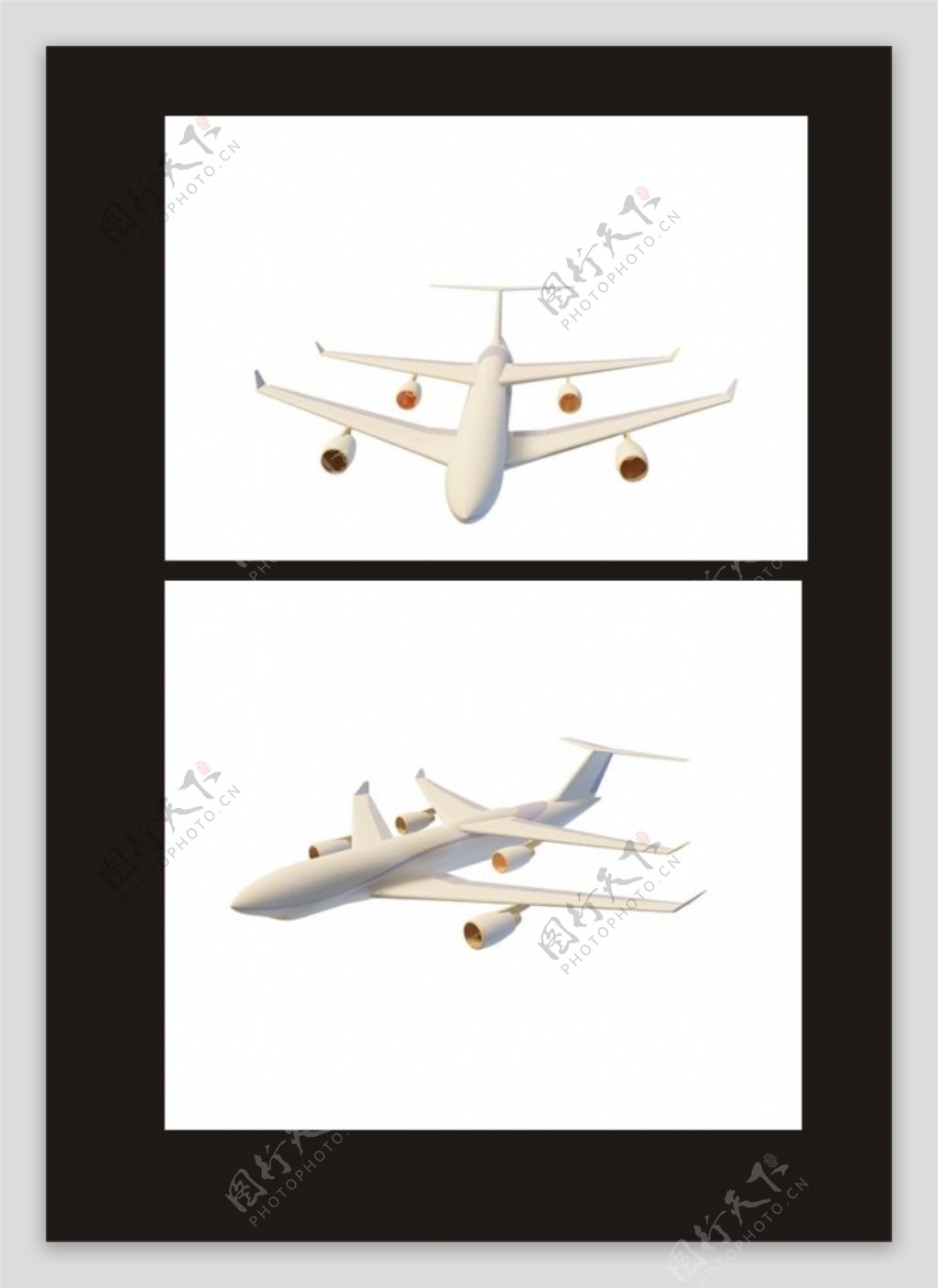 民航飞机3d模型