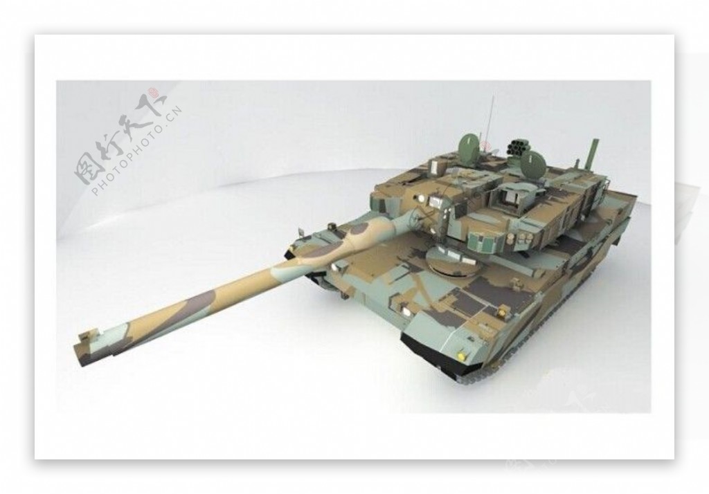 威武的坦克模型