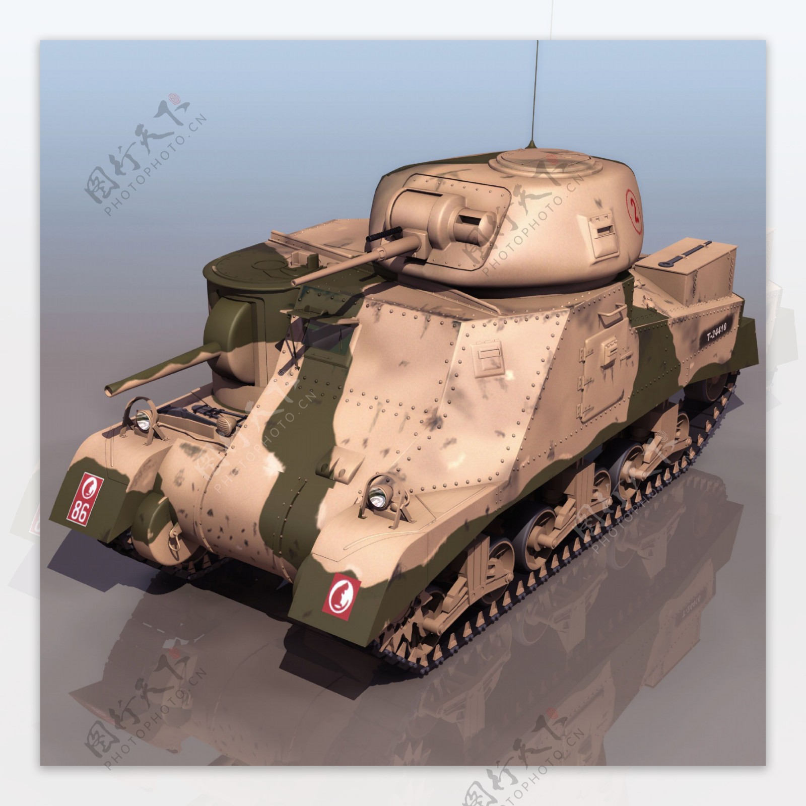 M3GRANT坦克模型013