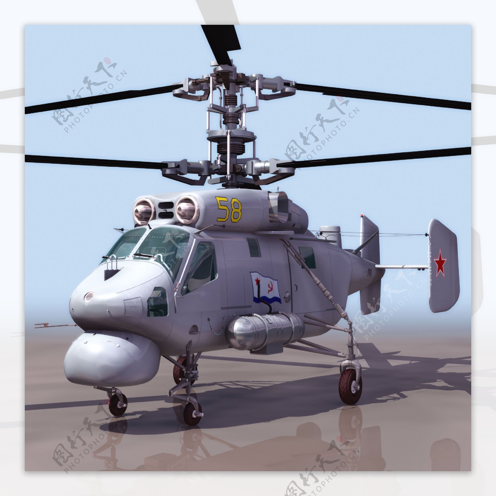 KA25A直升机模型015