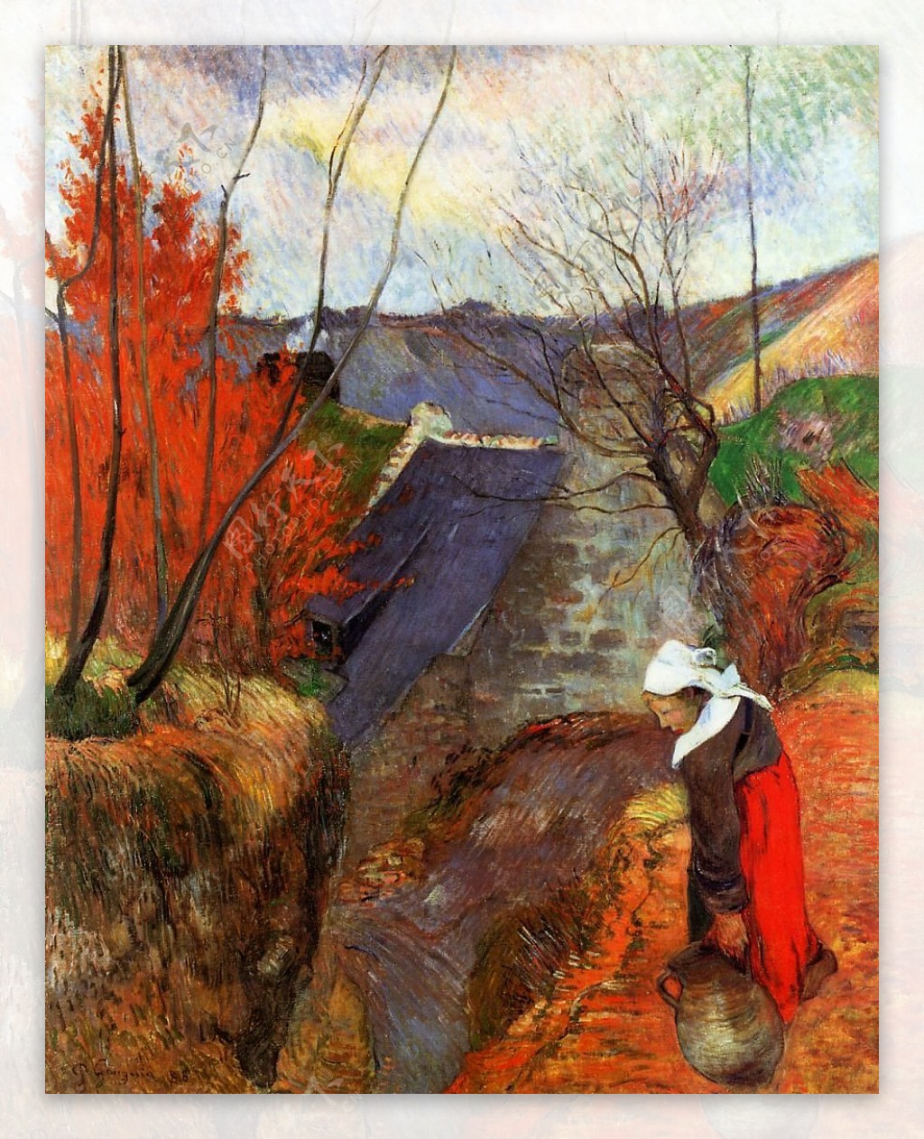 PaulGauguin0056法国画家保罗高更paulgauguin后印象主义风景人物田园自然静物油画装饰画
