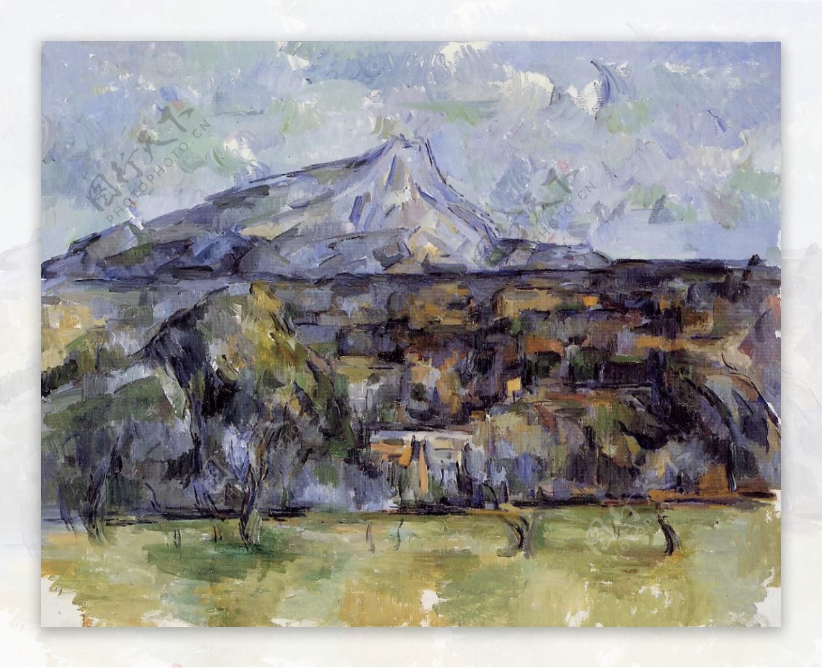 PaulCzanne0116法国画家保罗塞尚paulcezanne后印象派新印象派人物风景肖像静物油画装饰画