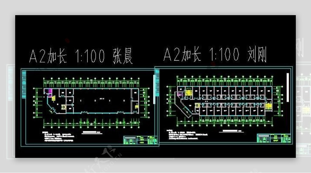 宾馆空调平面设计图