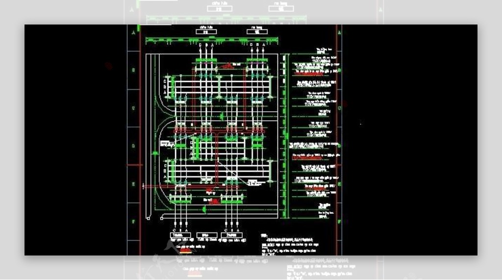 110KV变电站典型设计图及室外线路变压器组接线图