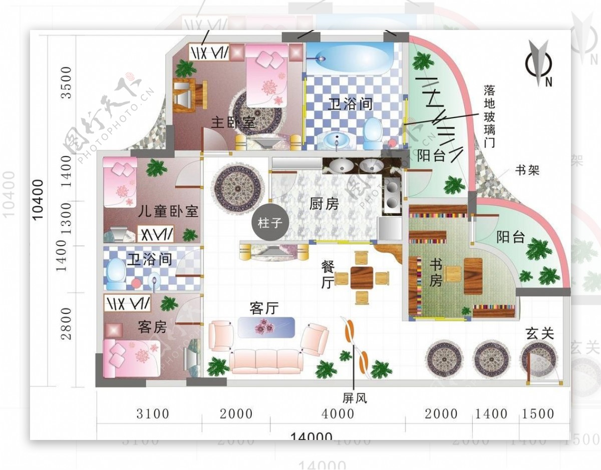 室内设计效果图图片