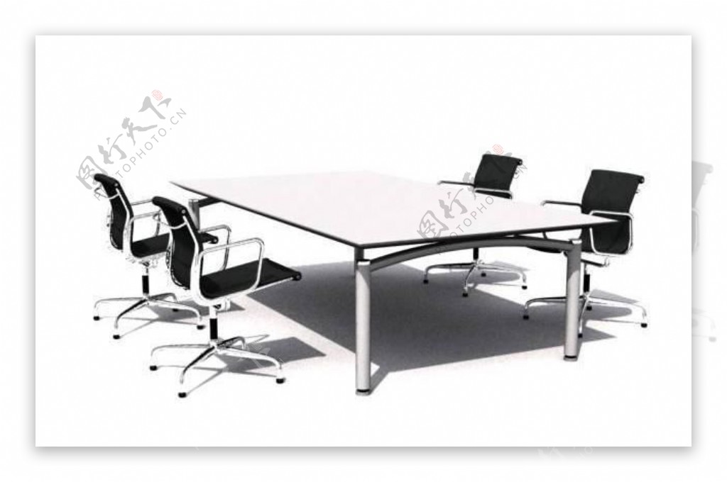 室内家具之会议桌0173D模型