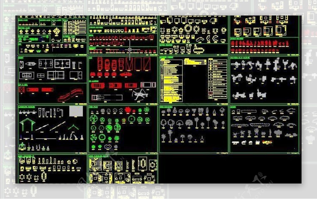 很齐全的CAD综合图库图块某老师多年的收藏