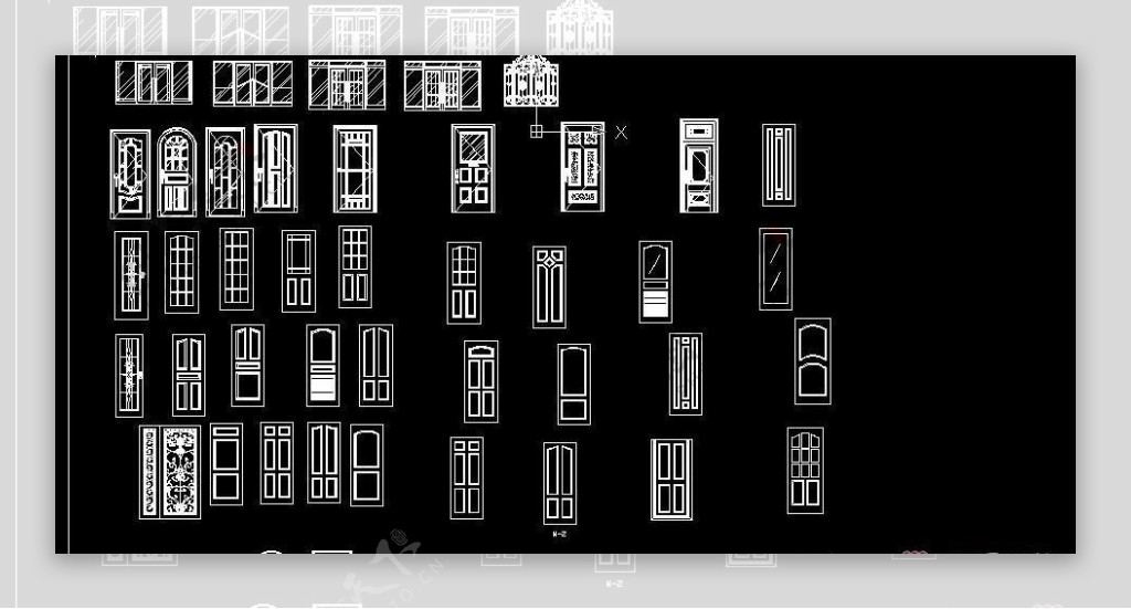 CAD门模型集合