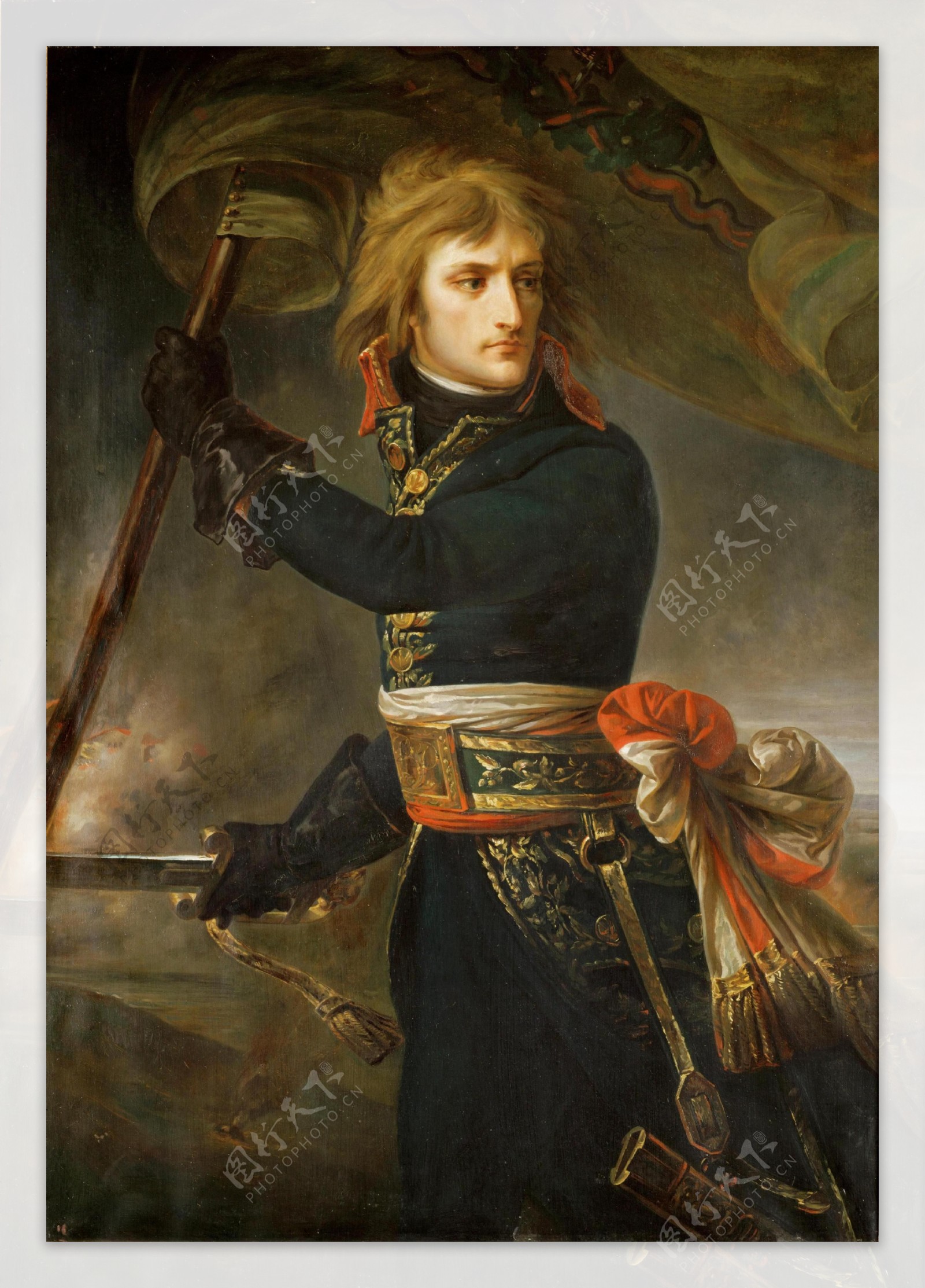 拿破仑一世在高勒桥图片