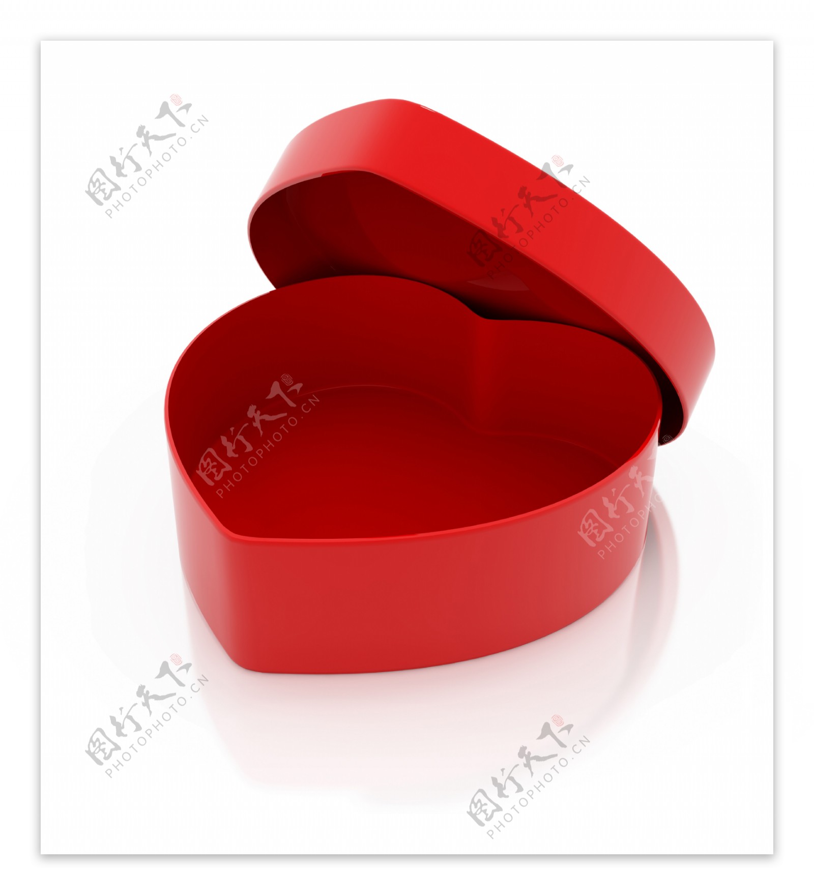 3D心形系列高清图片心形礼盒4