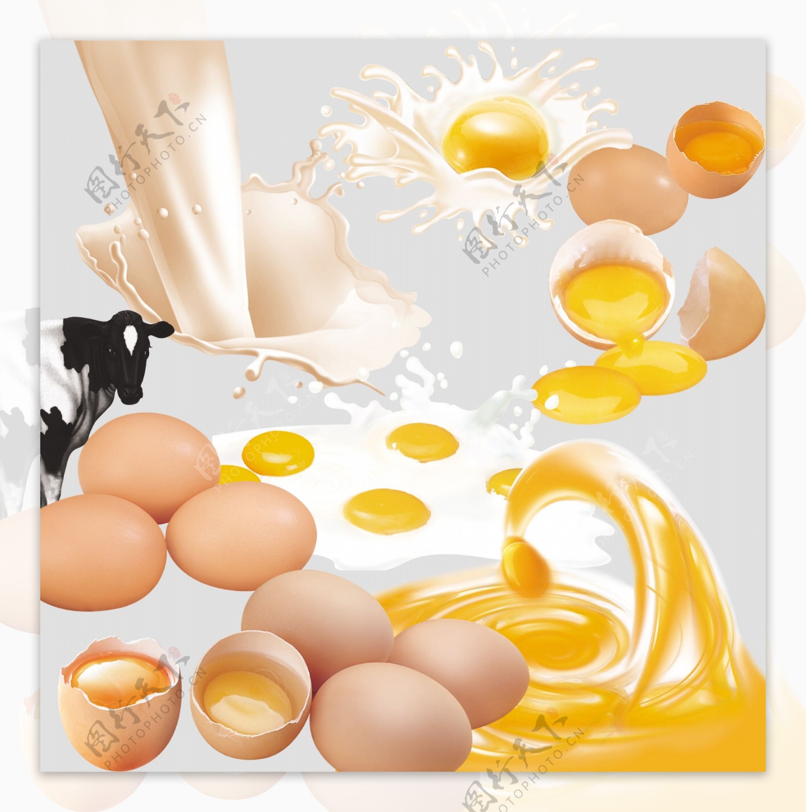 牛奶鸡蛋大集合