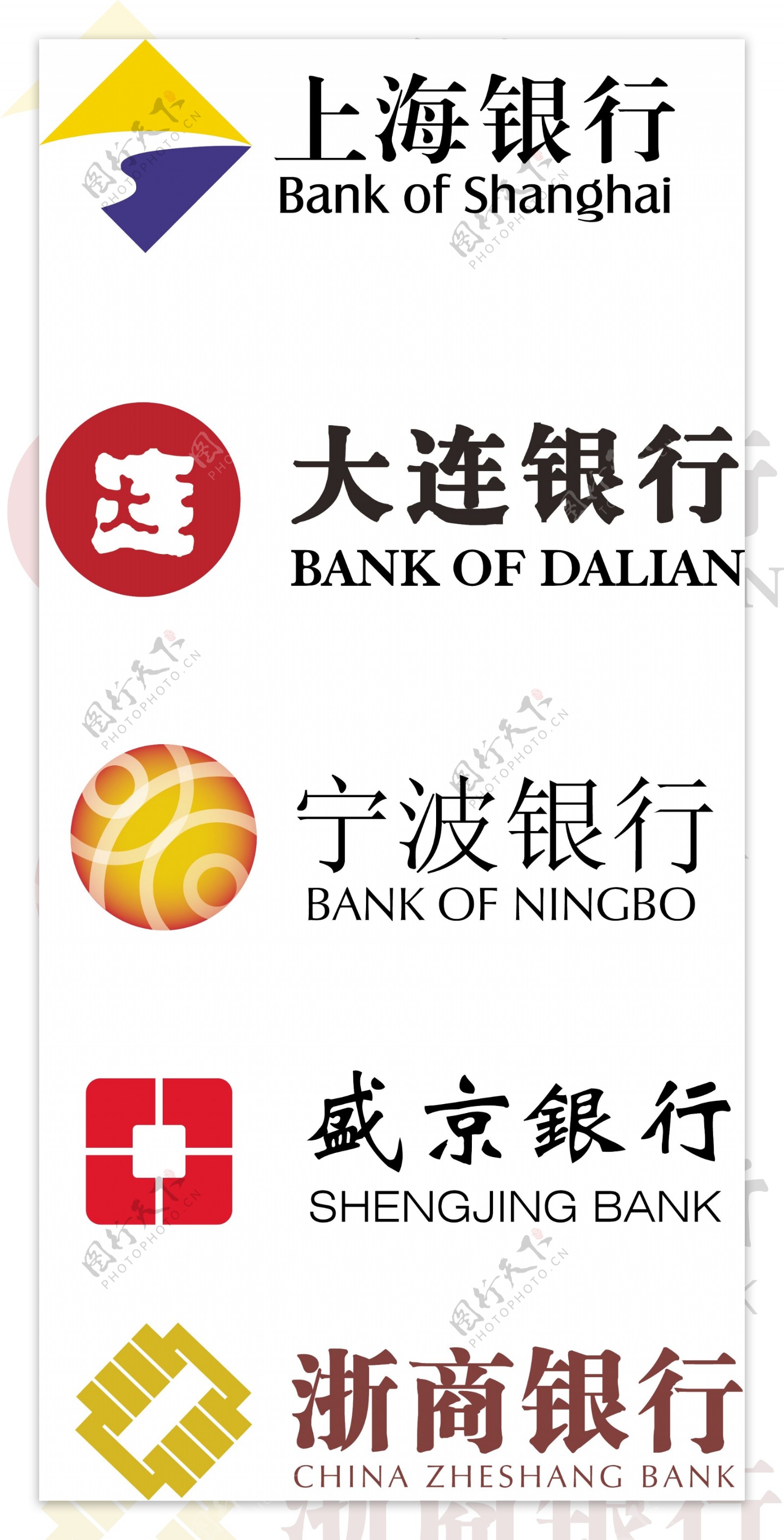 中国城市银行矢量图片