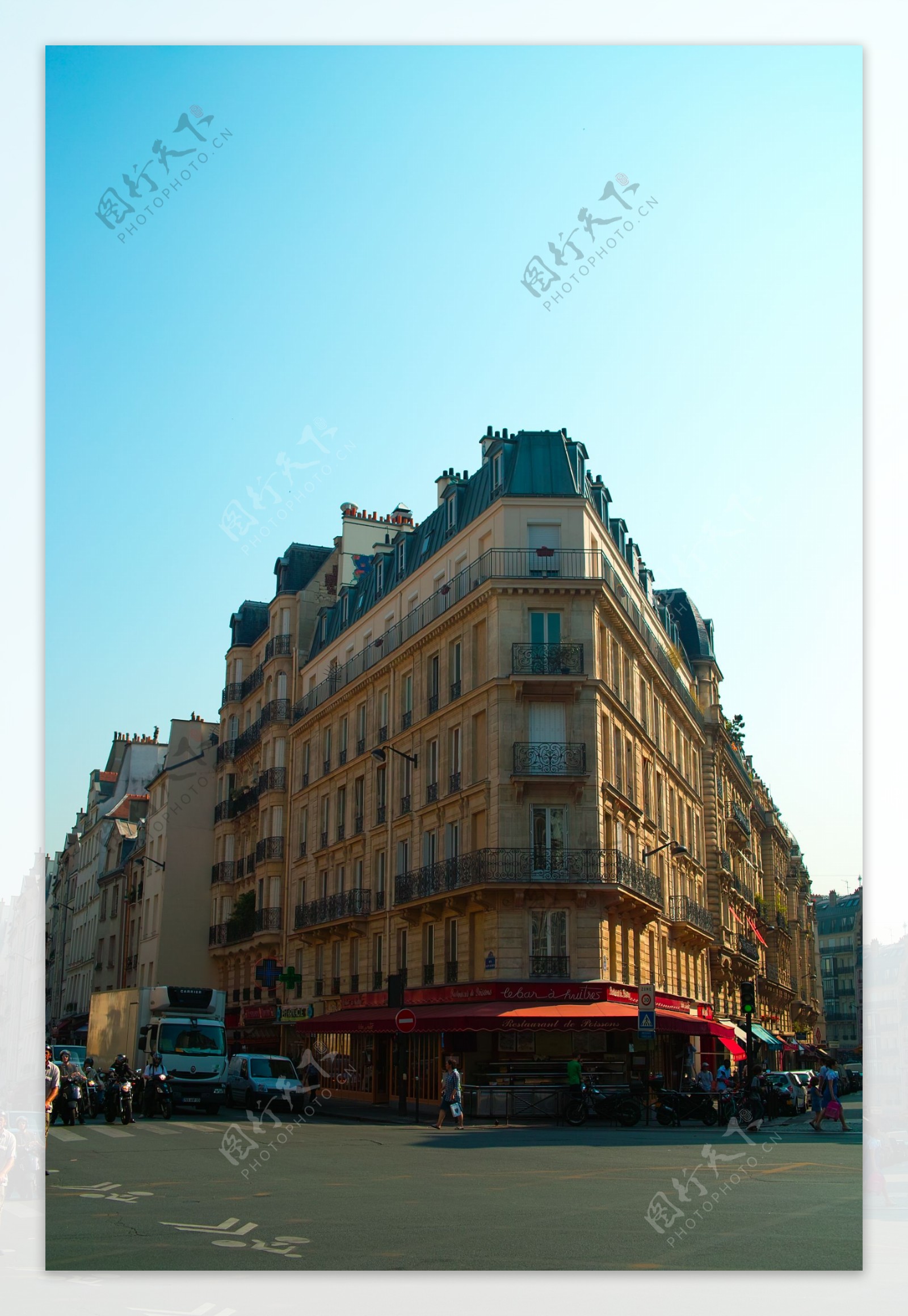 巴黎街頭建築和街景图片