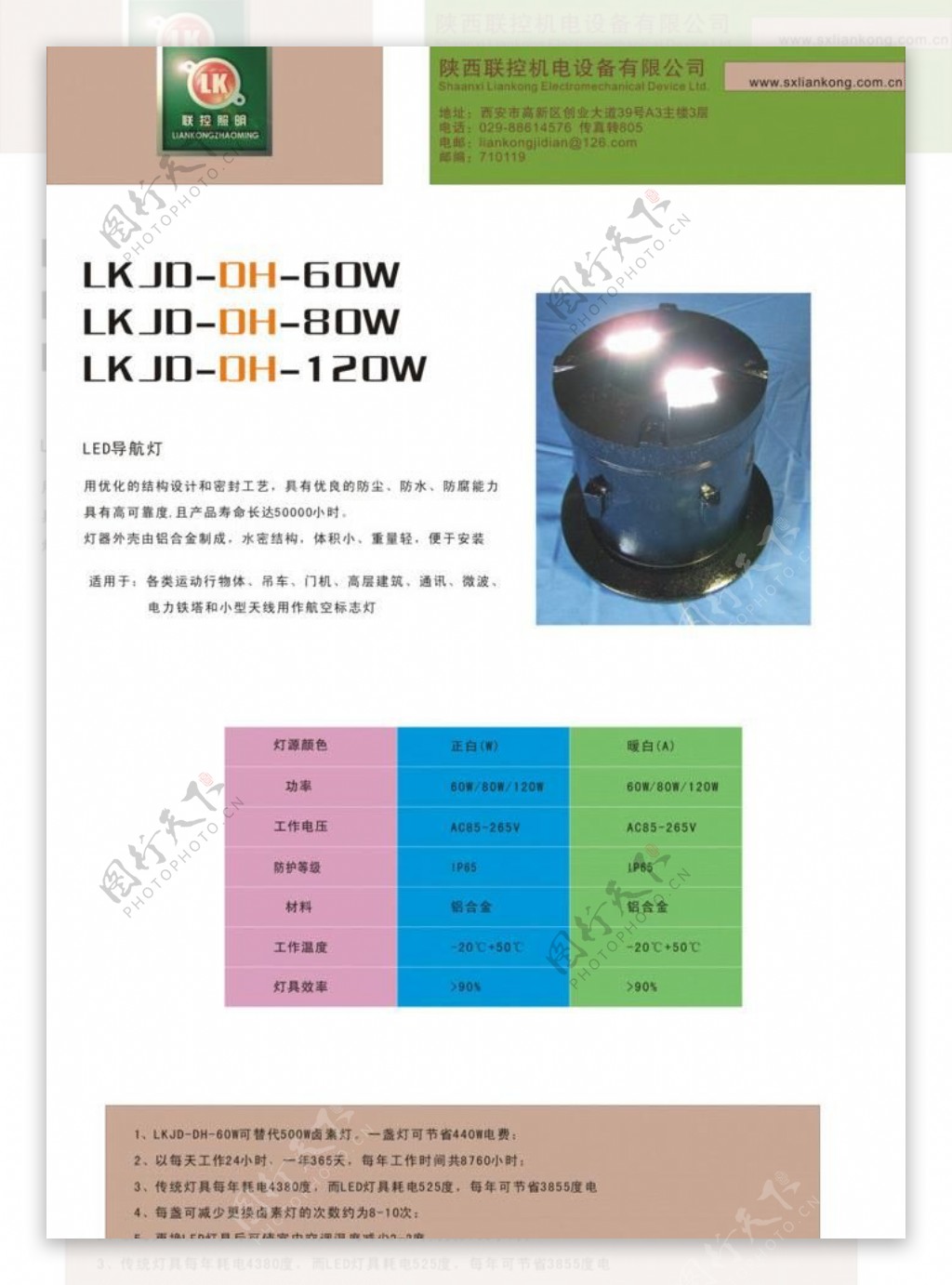 led企业产品展板设计导航灯图片