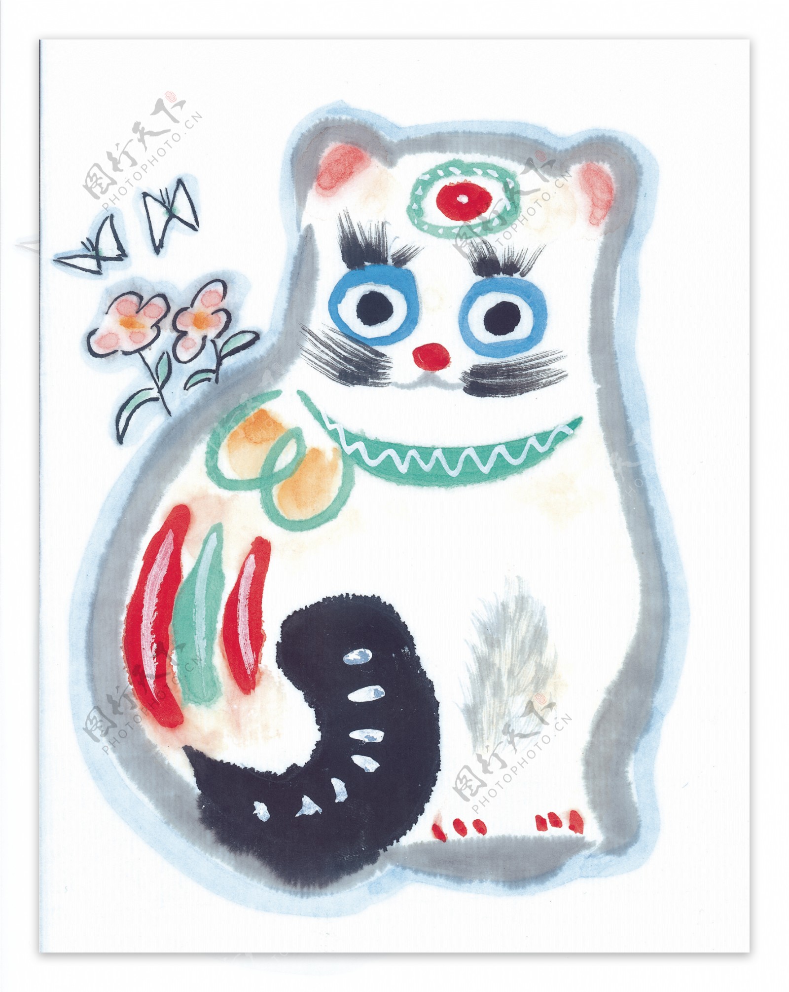 中华艺术绘画古画动物绘画猫中国古代绘画