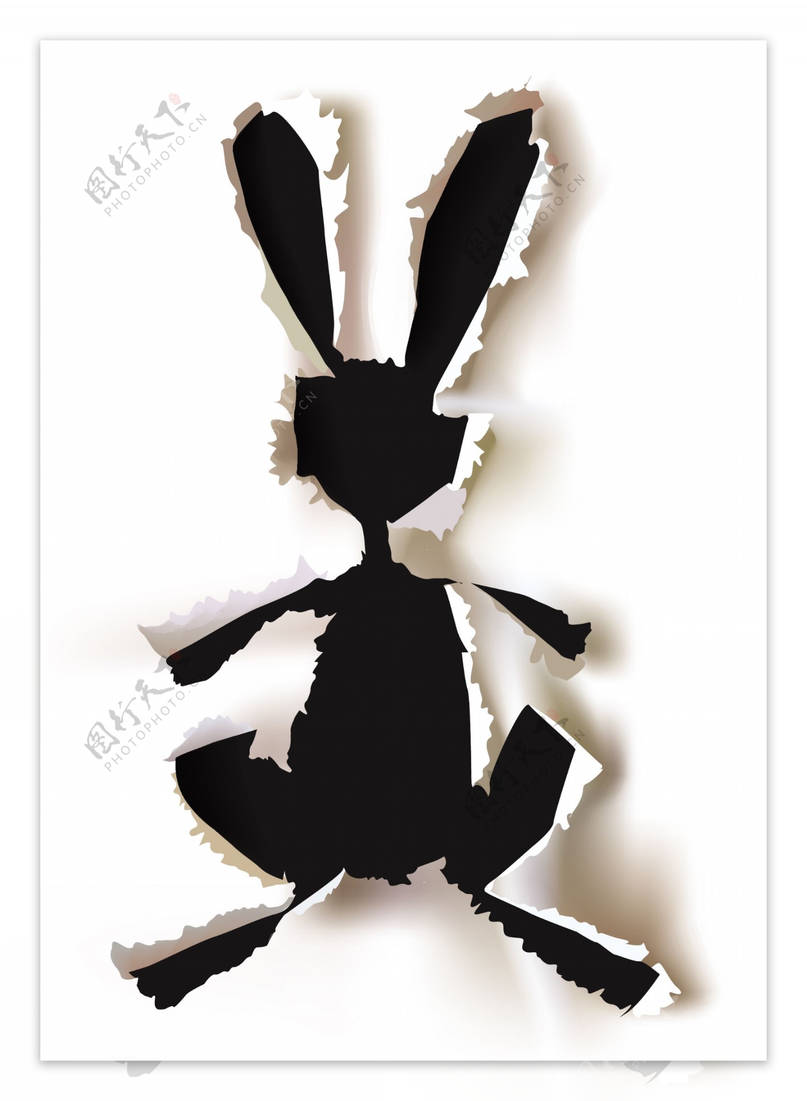 可爱的卡通兔子图像矢量胡萝卜海报
