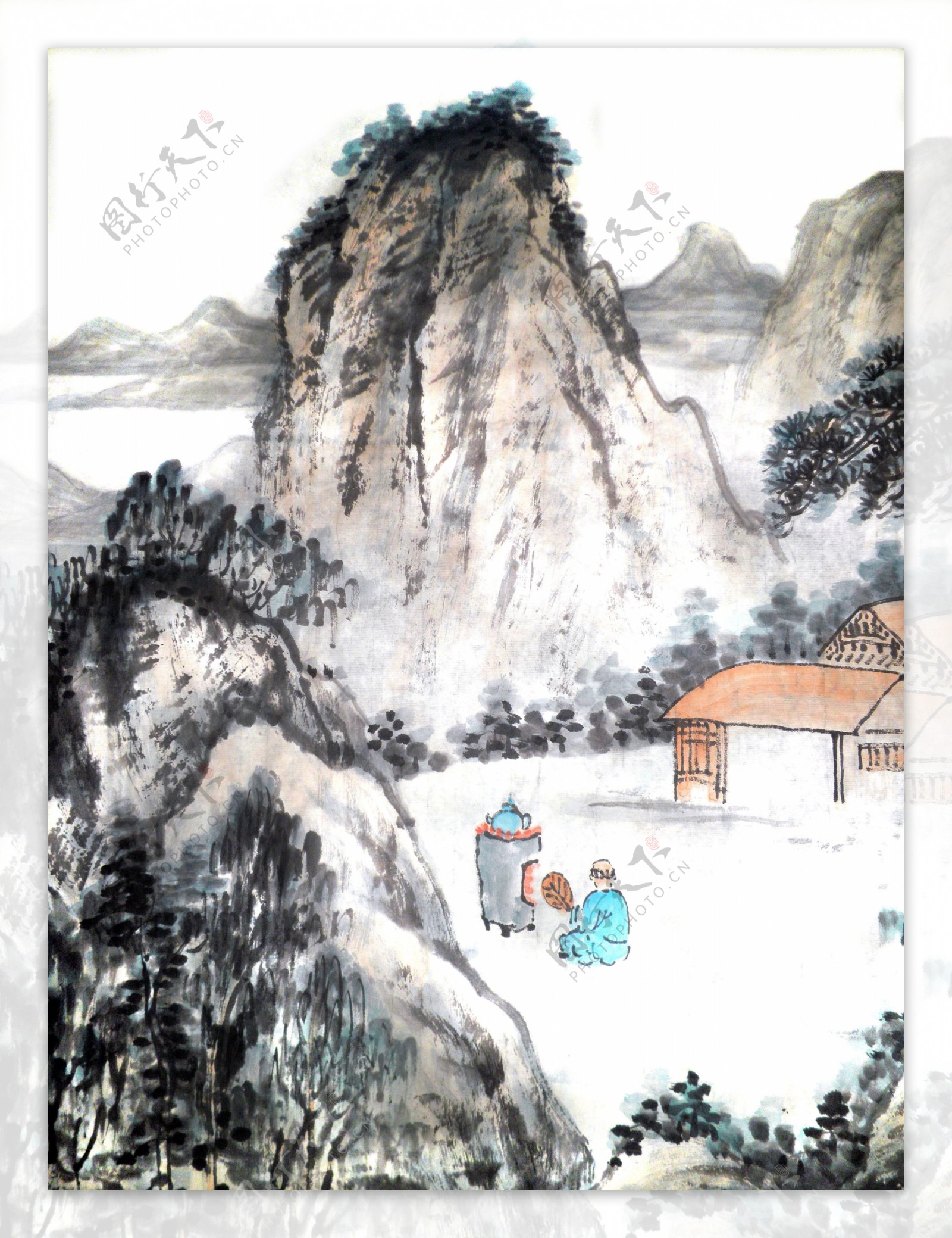 张丙官传统山水图片