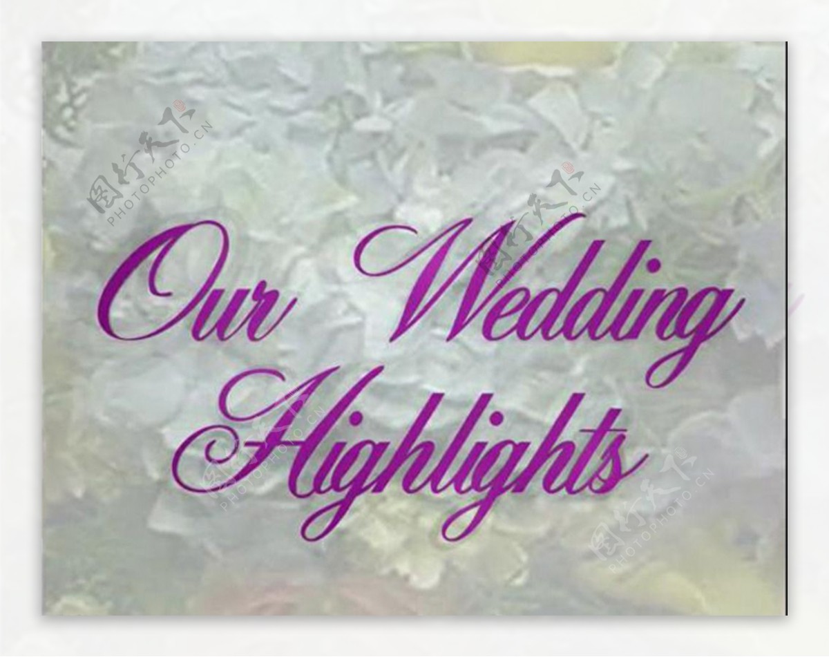 婚礼视频制作背景素材婚礼素材