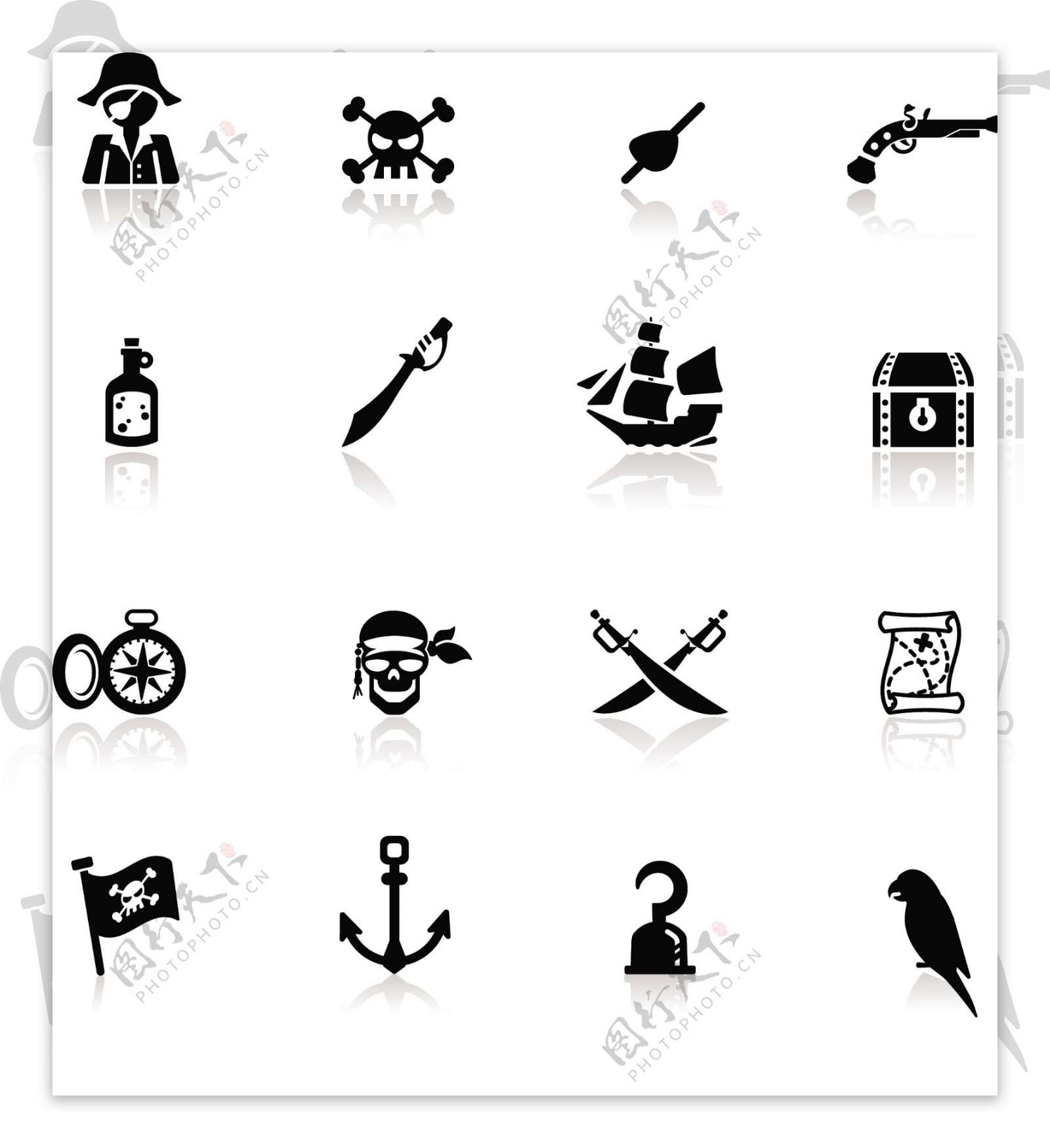 海盗图标图片