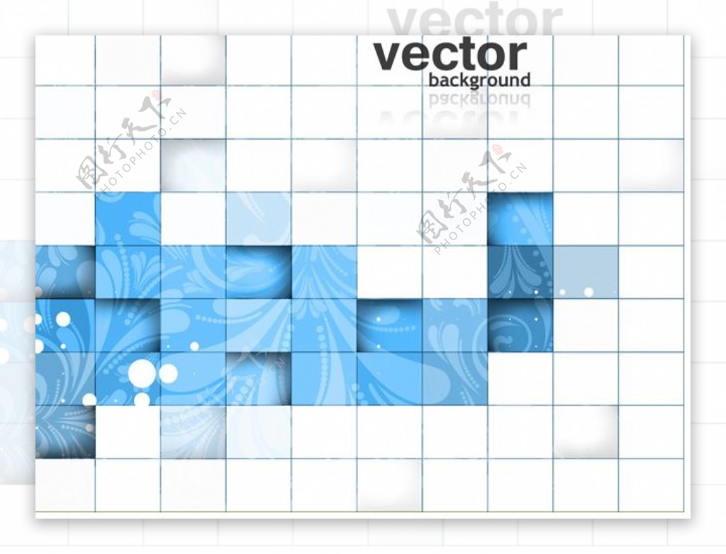 矢量格子图片下载