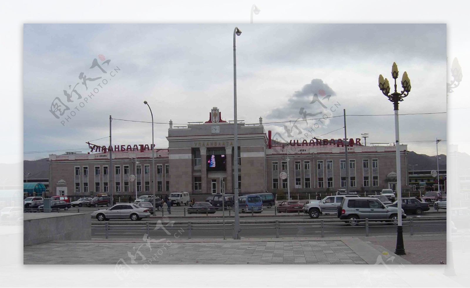 乌兰巴托首都火车站图片