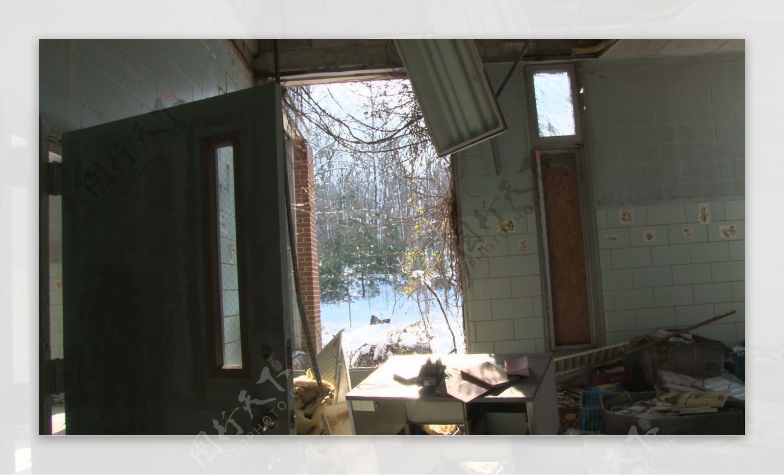 废弃的房间被遗忘的垃圾股票视频视频免费下载