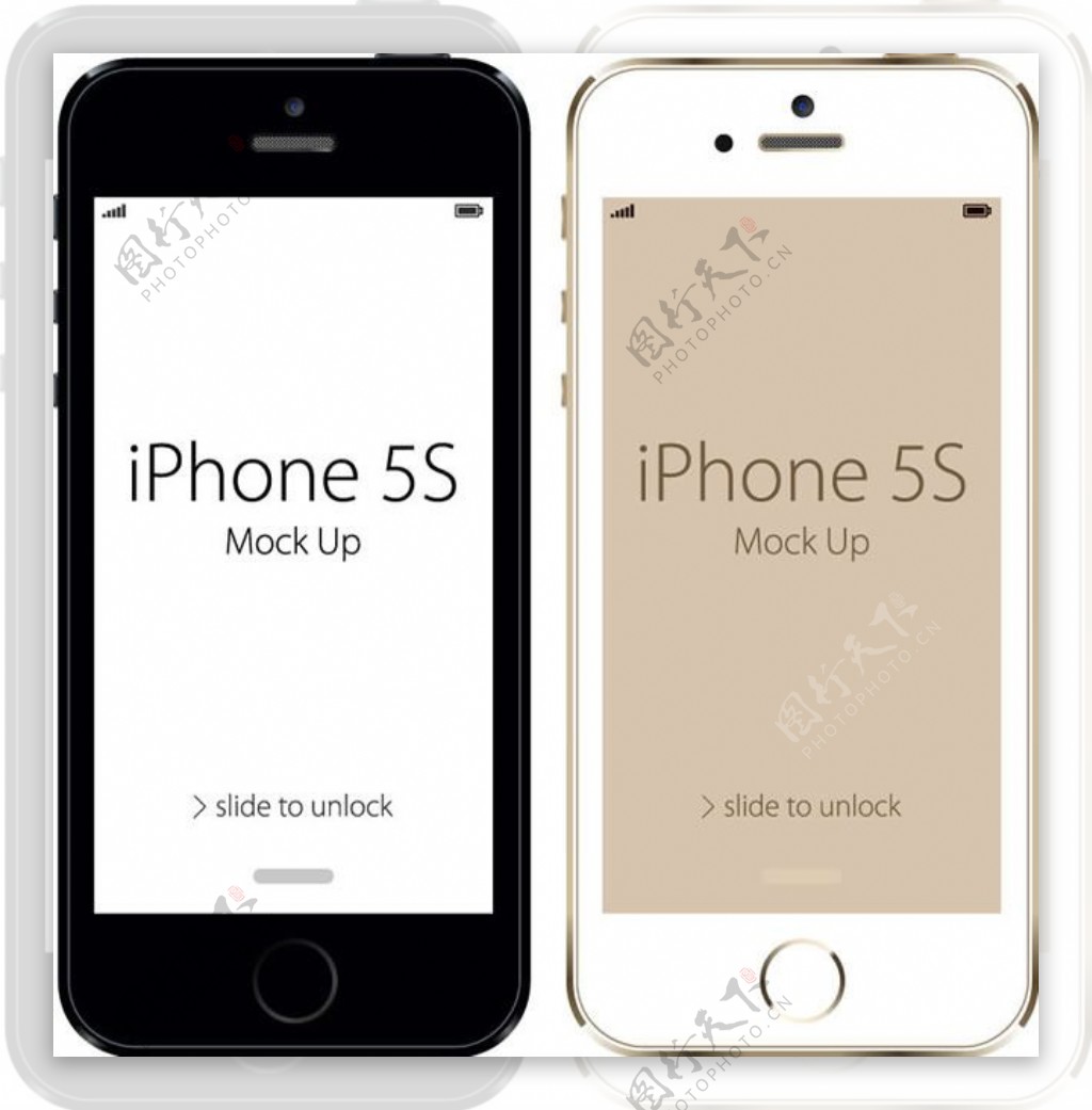 苹果iphone5s高清矢量素材
