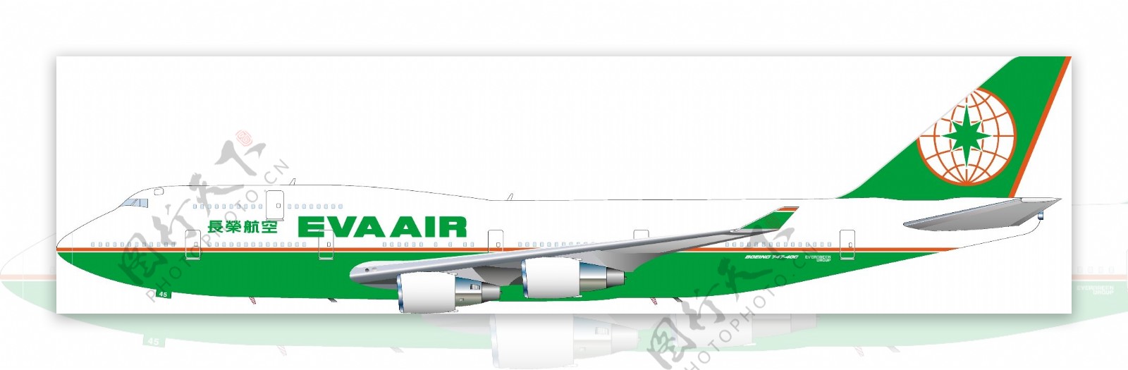 长荣航空飞机图片