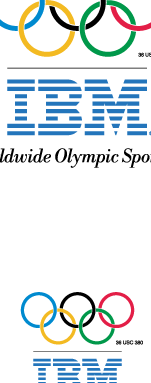 IBMOlympicgamesAlogo设计欣赏IBM的奥运会标志设计欣赏