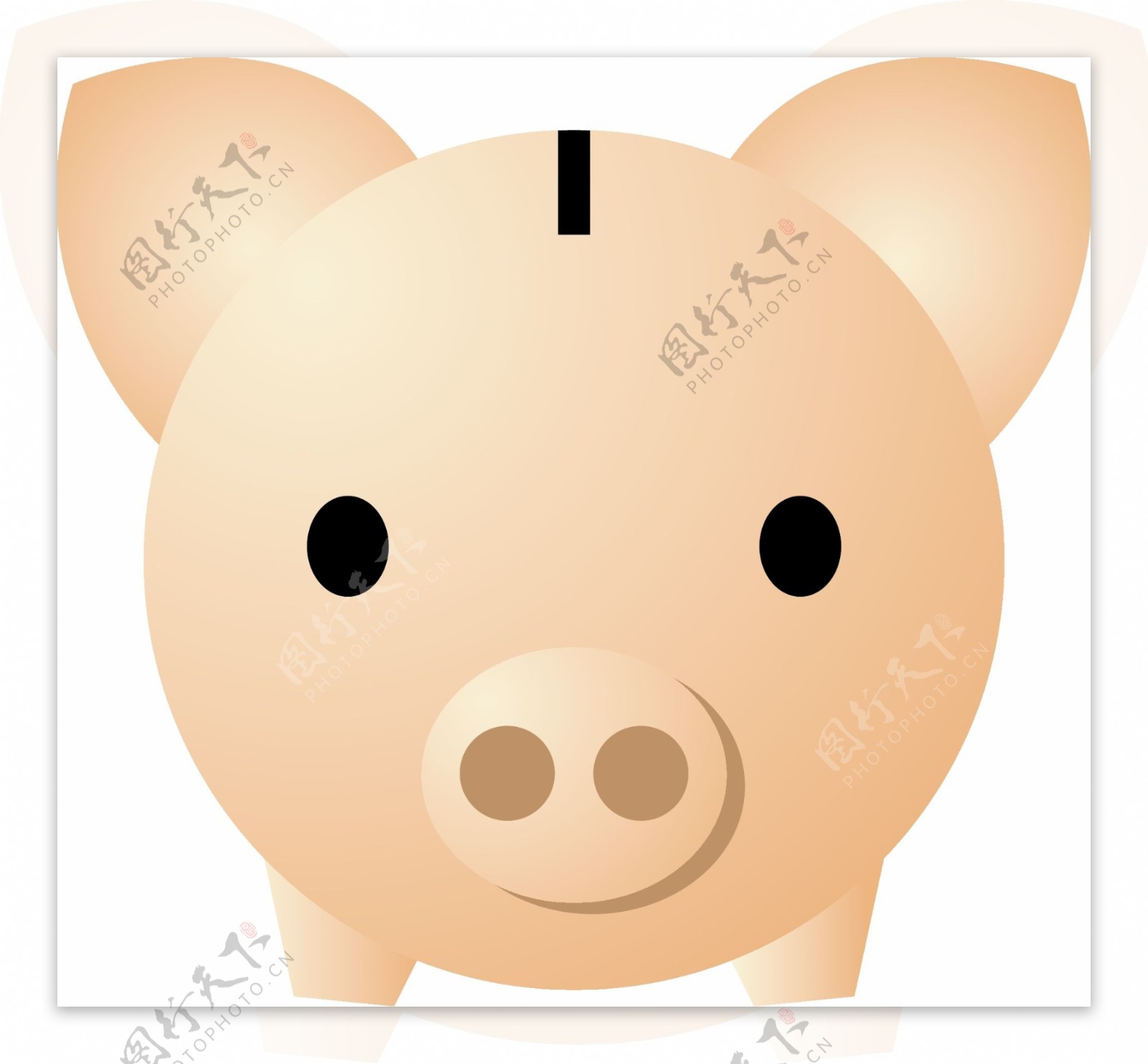 猪存钱罐韩国EPS矢量图23