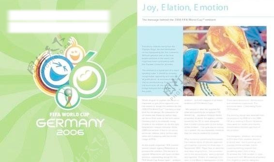 2006德国世界杯官方计划书六个页面矢量图pdf格式可以用ai或者id打开编辑图片