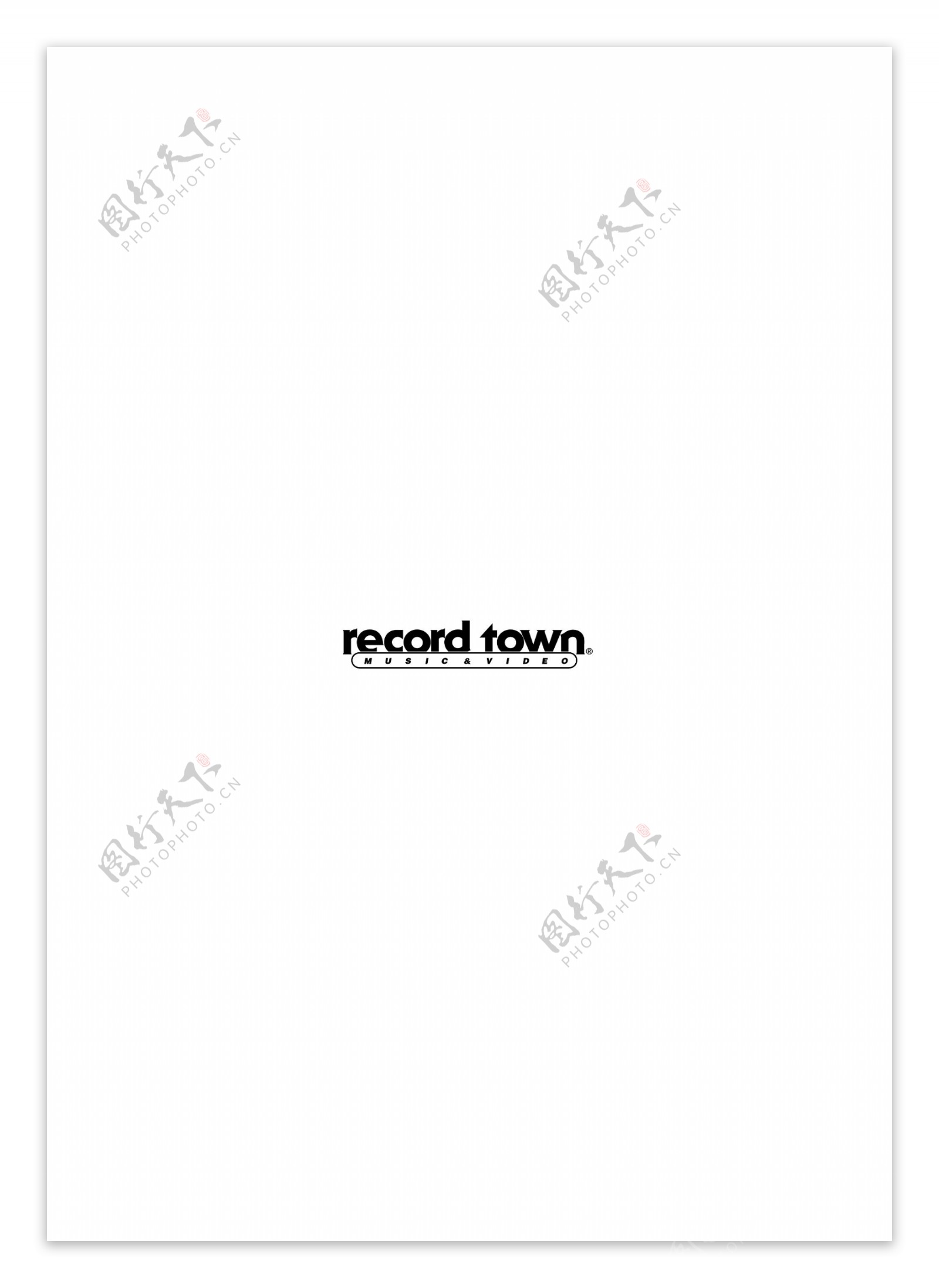 RecordTownlogo设计欣赏RecordTown唱片公司标志下载标志设计欣赏