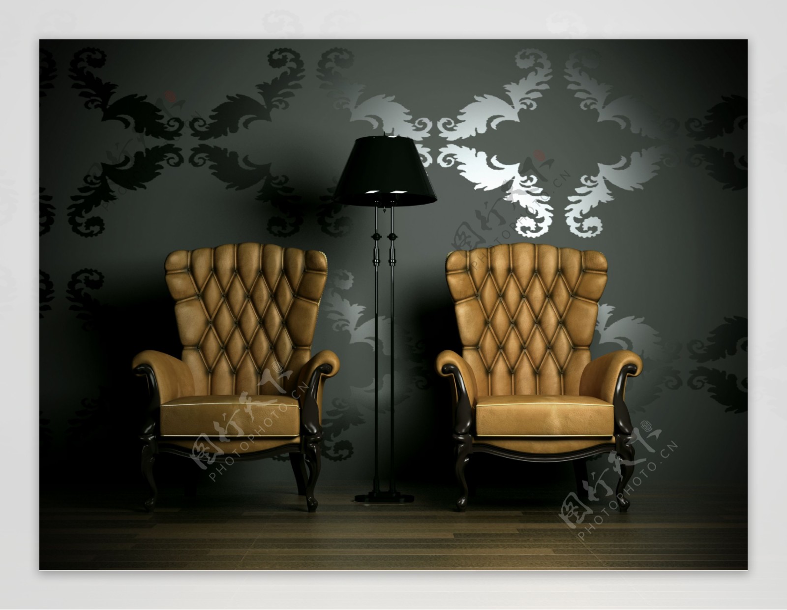 古典花纹椅子