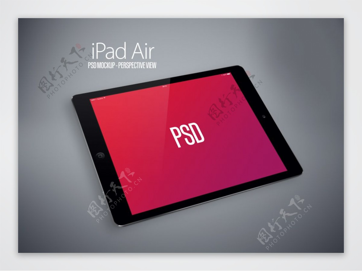 PadAir苹果平板PSD分层素材