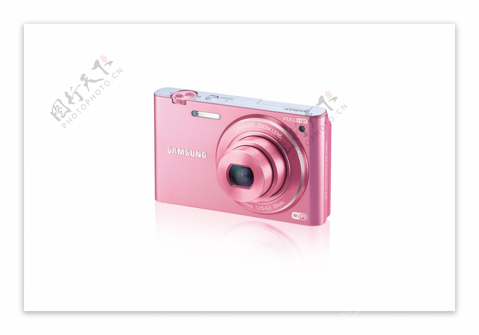 粉红色三星数码相机图片