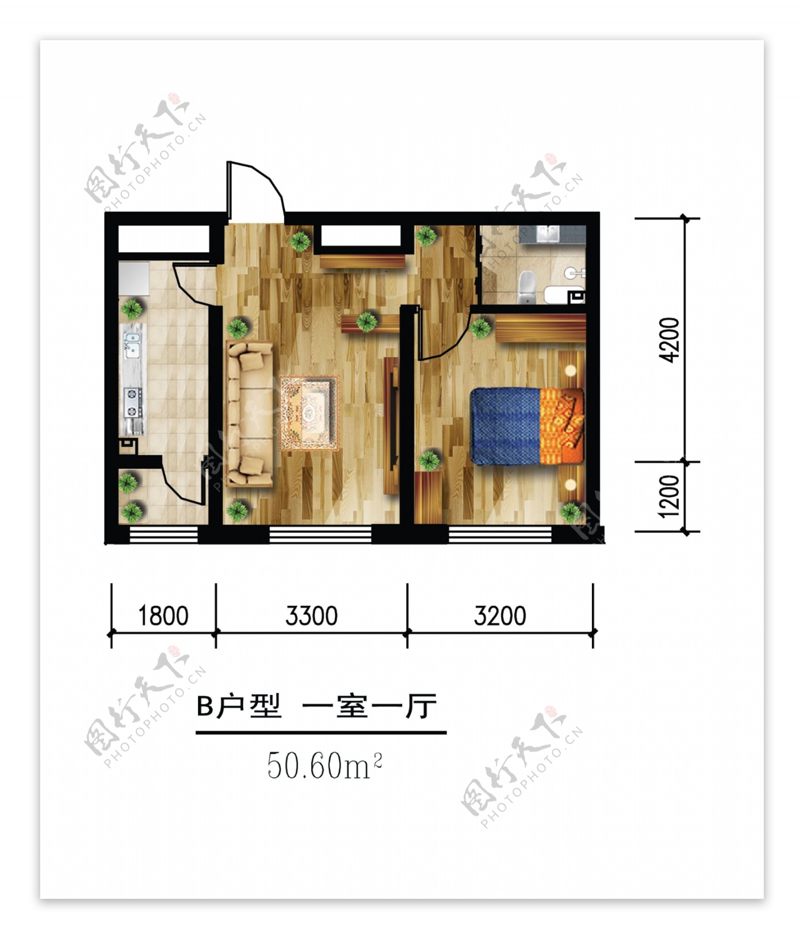 室内平面布置图图片