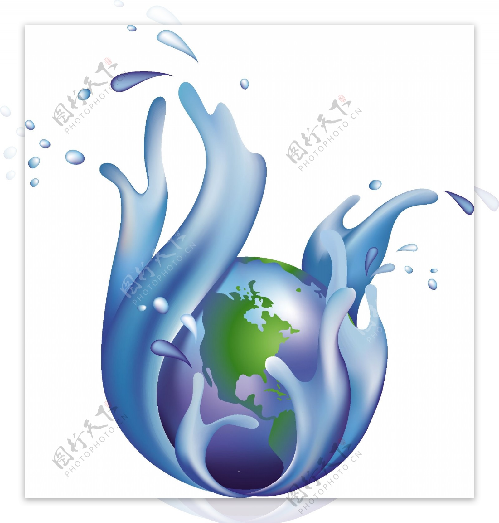 动感水与地球