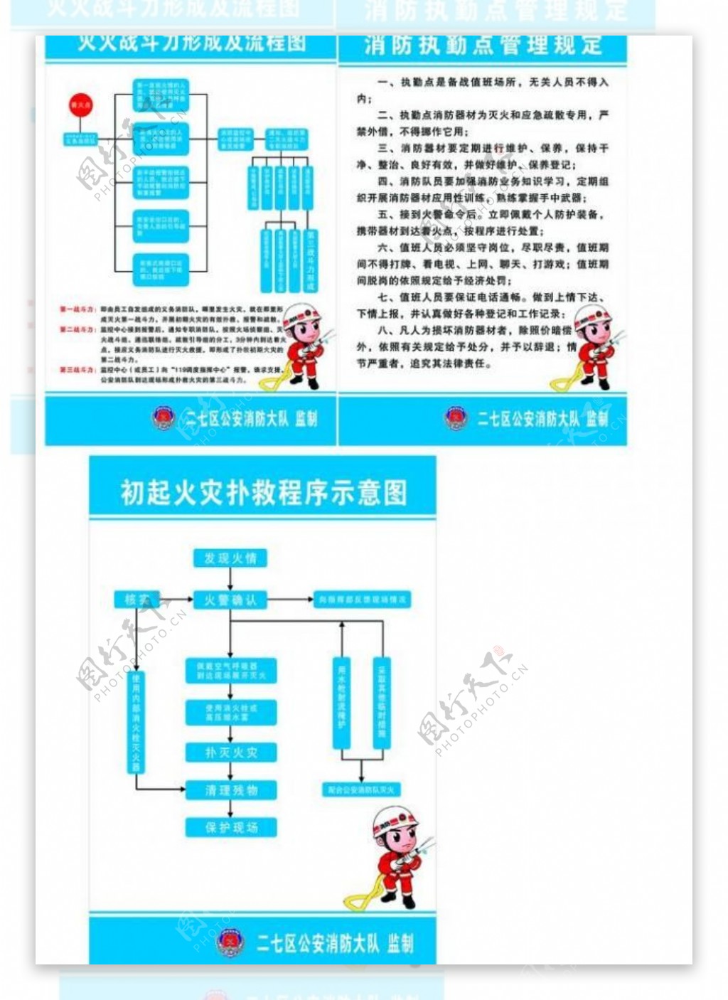 消防展板图片