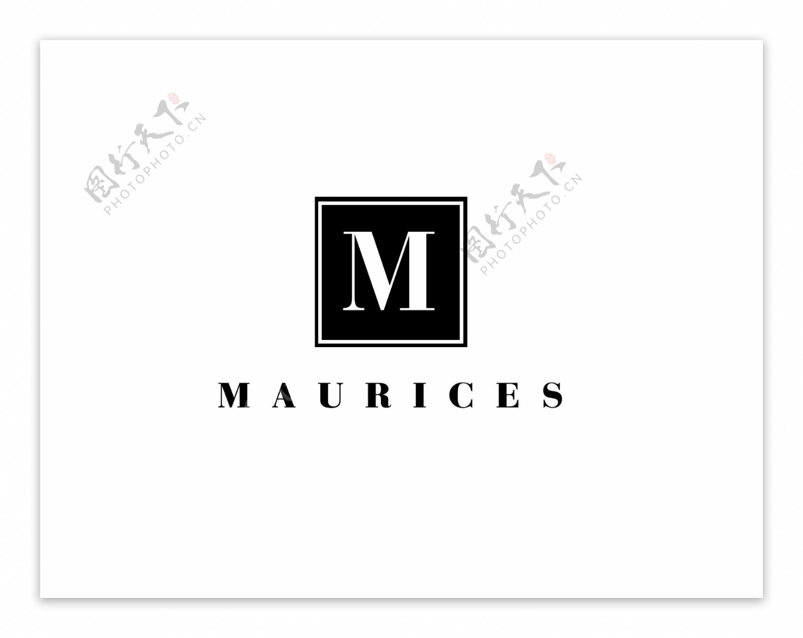 Mauriceslogo设计欣赏Maurices名牌服饰标志下载标志设计欣赏